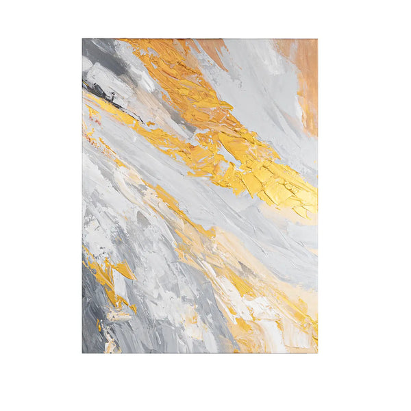 Leinwandbild handgemalt mit Acrylfarbe und Strukturpaste, Atem der Erde, 60x80 ohne Rahmen