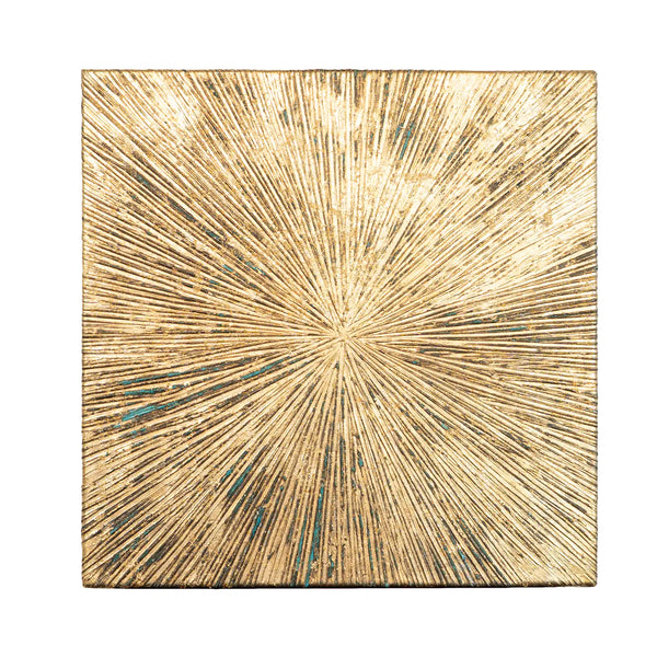 Leinwandbild handgemalt mit Acrylfarbe und Strukturpaste im Quadratisch, Schatten des Seins, 60x60 ohne Rahmen