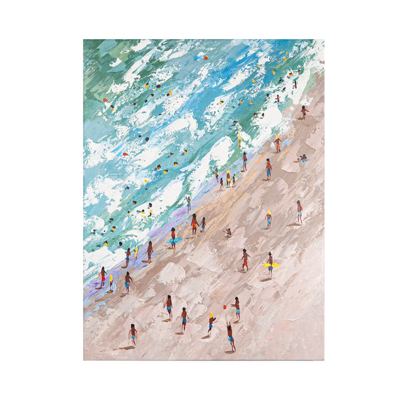 Leinwandbild handgemalt mit Acrylfarbe und Strukturpaste im Hochformat, Raetsel der Existenz, 60x80 ohne Rahmen