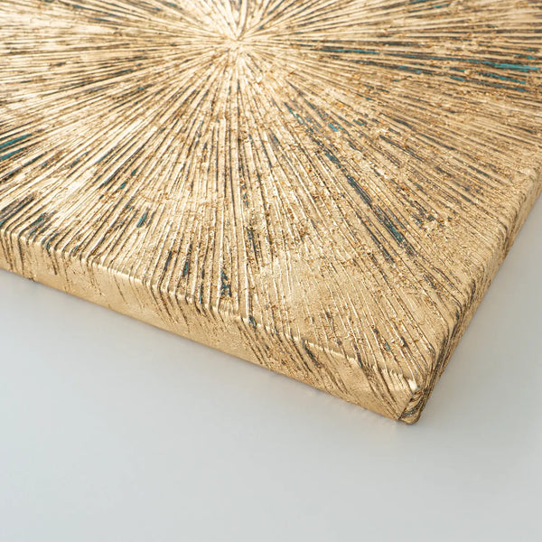 Leinwandbild handgemalt mit Acrylfarbe und Strukturpaste im Quadratisch, Schatten des Seins, 60x60 mit Bilderrahmen in Weiß