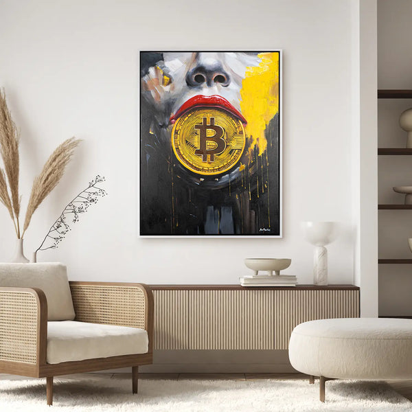 Leinwandbild handgemalt mit Acrylfarbe und Strukturpaste im Hochformat, Preis der Stille, 120x160 ohne Rahmen