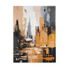 Leinwandbild handgemalt mit Acrylfarbe und Strukturpaste im Hochformat, Skyscraper, 60x80 ohne Rahmen