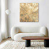 Leinwandbild handgemalt mit Acrylfarbe und Strukturpaste im Quadratisch, Schatten des Seins, 80x80 ohne Rahmen