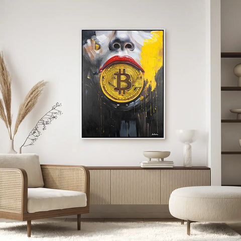 Leinwandbild handgemalt mit Acrylfarbe und Strukturpaste im Hochformat, Preis der Stille, 120x160 ohne Rahmen